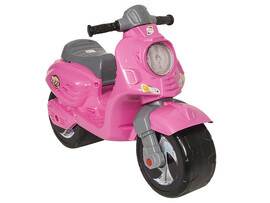 Мотоцикл Скутер розовый в пакете