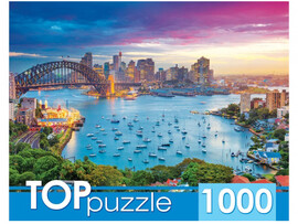 TOPpuzzle. Пазлы 1000 эл. ГИТП1000-2156 Австралия. Сидней