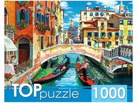 TOPpuzzle. Пазлы 1000 эл. ХТП1000-2170 Гондолы в Венеции