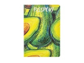 Обложка д/паспорта "Авокадо" ПВХ slim ОП-4854