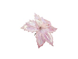 Украшение Лилия розовое сияние на клипсе 32x32x16 см. Арт.87512
