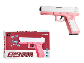 Пистолет "Розовый" 20 см, стрел. гидрогел. шар., в кор. Арт. 02