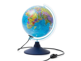 Глобус Интерактивный Земли политический 210 мм с подсветкой