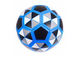Мяч футбольный 16 см, 3 цв. микс, в сетке. Арт. PC930-14