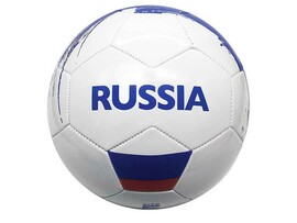 Мяч футбольный Россия, р-р 5, ПВХ 1 слой. SC-1PVC300-RUS