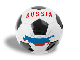 Мяч футбольный Россия, р-р 5, ПВХ 1 слой. SC-1PVC300-RUS-4