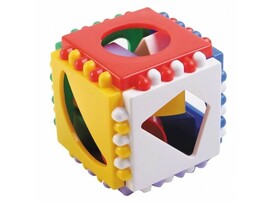 Логический куб маленький 8 см. Арт. И-3928
