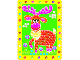 Аппликация из пуговиц "Олень" доставка оптом в Донецк