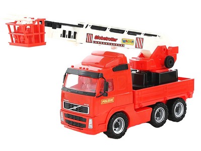 Донецк игрушка оптом Автомобиль пожарный "Volvo" в сеточке 8787