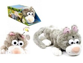 Интерактивная мягкая игрушка «Хохочущий кот» 14 см № 190 доставка оптом в Донецк