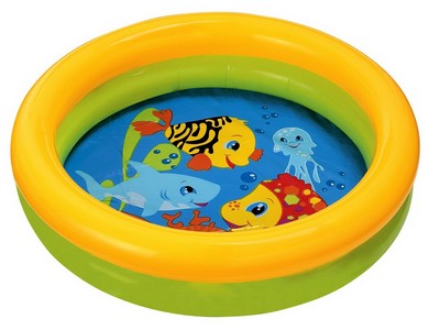 Донецк игрушка оптом Бассейн "РЫБКА" 61*15см, 15л 59409NP