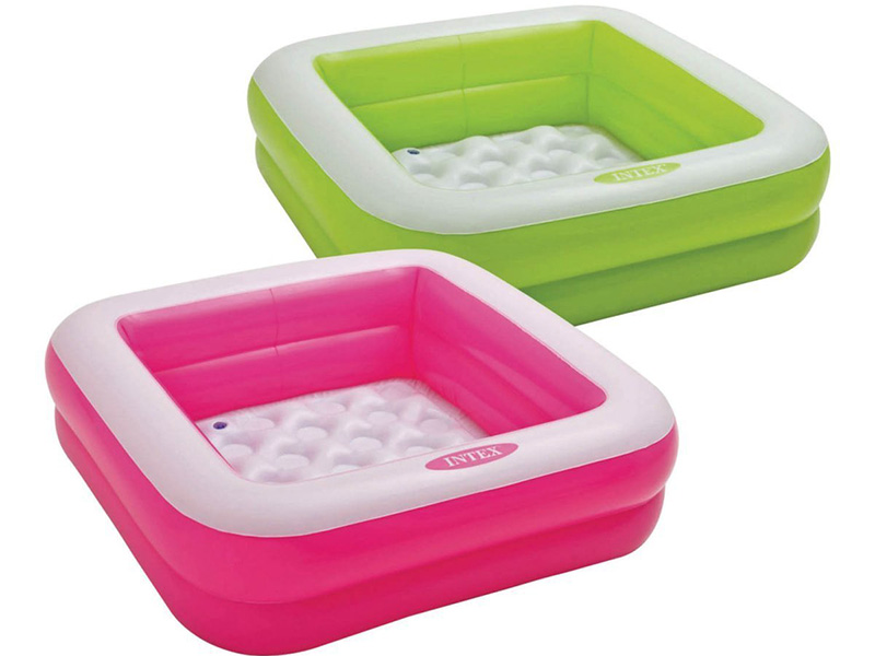 Бассейн Квадратный с надувным дном 85х85х23см. Арт. 57100