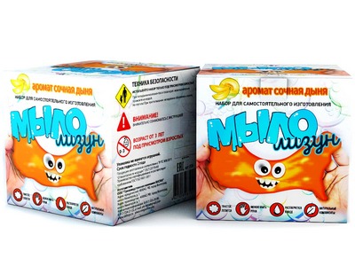 Донецк игрушка оптом Набор для опытов и экспериментов "Мыло-лизун" сочная дыня