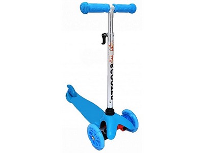 Донецк игрушка оптом Самокат трехколесный (колеса 12 см, ручка до 70 см, тормоз пластик) 34