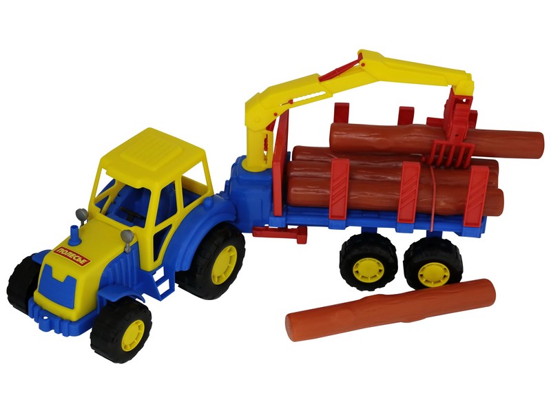 "Мастер", трактор с полуприцепом-лесовозом 47 см