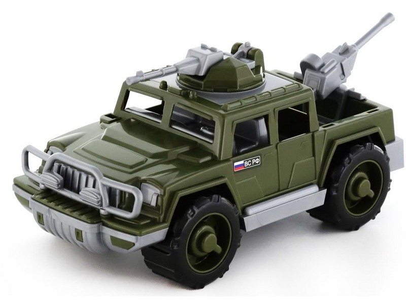 Автомобиль-пикап военный "Защитник" с 2-мя пулемётами 31 см