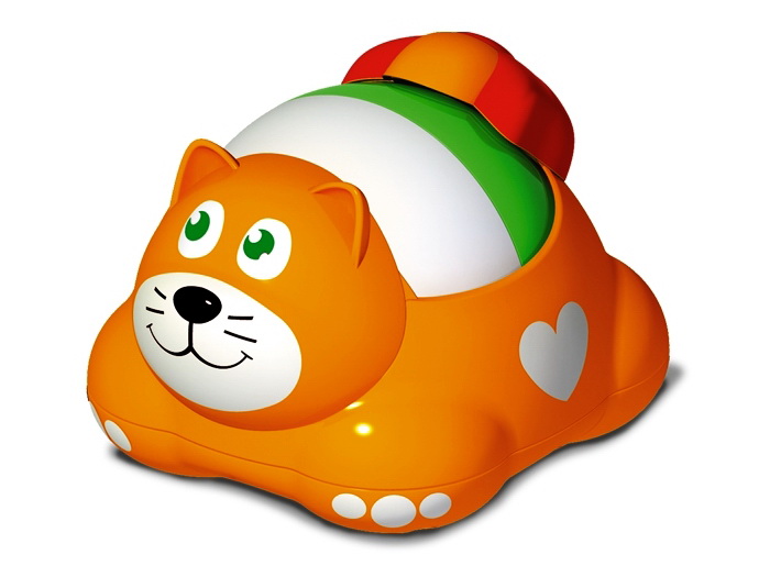 Игрушка-покатушка "Котошарик" 14 см. Арт. 01926