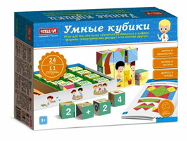 Настольная игра №54 "Умные кубики" Арт.01154