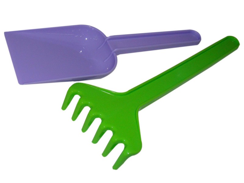 Донецк игрушка оптом Набор №1: лопатка, грабельки