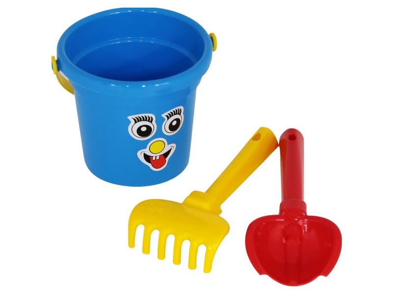 Донецк игрушка оптом Набор №29: ведро малое, совок №2, грабельки №2