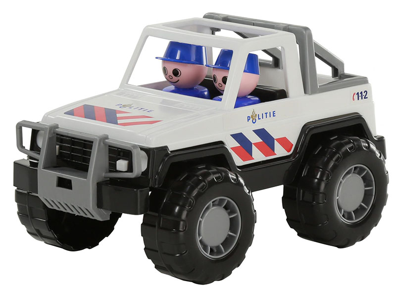 Автомобиль-джип полиция "Сафари" 23 см (NL) (в сеточке)