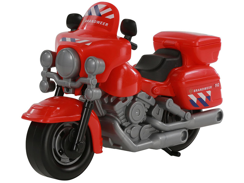 Мотоцикл пожарный 28 см (NL) (в пакете)
