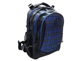 РЮКЗАК МОЛОДЕЖНЫЙ. СИНЯЯ КЛЕТКА (2 отд., 3 карм., ортоп. спинка) Р-2804 доставка оптом в Донецк