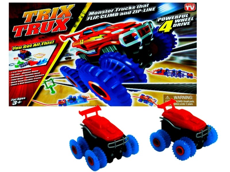 Донецк игрушка оптом АВТОТРЕК КАНАТНЫЙ TRIX TRUX С 2-МЯ МАШИНАМИ В КОР. 05-0110