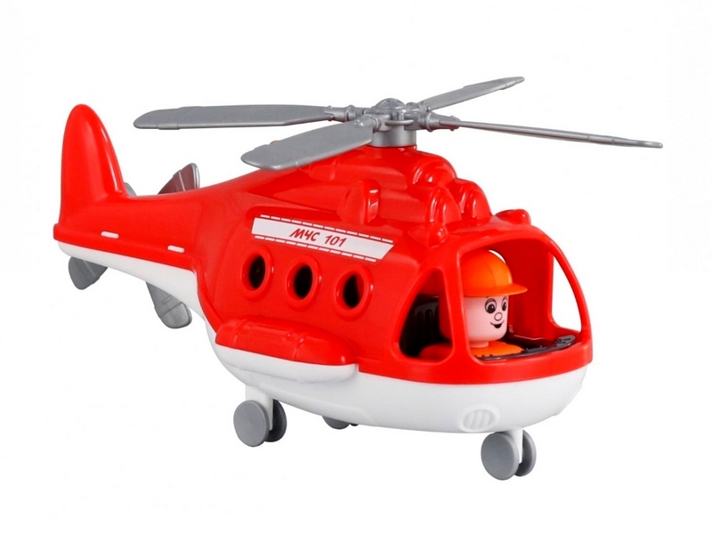 Донецк игрушка оптом Вертолёт пожарный "Альфа" в сеточке
