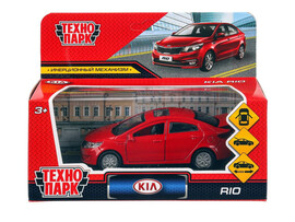 Технопарк. Машина "KIA RIO" металл. инерц. 12 см (открыв. двери, багажник) красный доставка оптом в Донецк