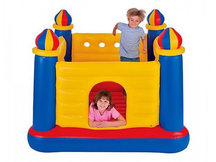 Донецк игрушка оптом Игровой центр-батут "ЗАМОК" 175*175*135см 48259NP