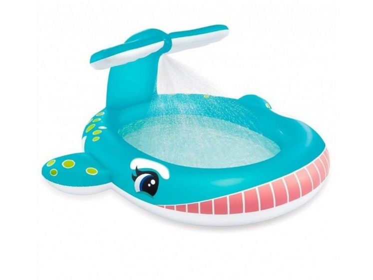 Донецк игрушка оптом Бассейн "КИТЕНОК" с распылителем 201*196*91см 57440NP