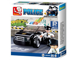 Конструктор Sluban "Полиция 4в1" 88 дет., 16.5*14 см в кор. M38-B0638D