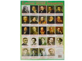 Плакат. Классики русской литературы доставка оптом в Донецк