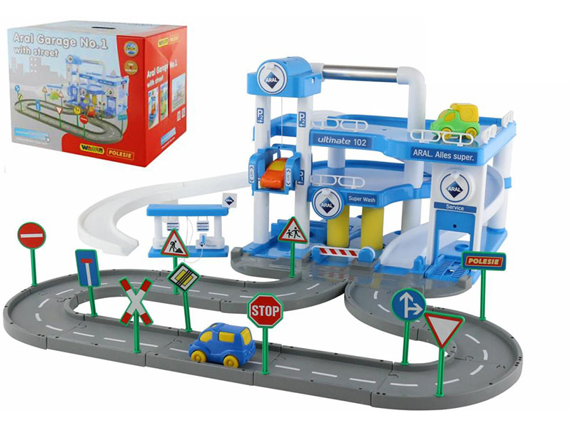 Паркинг "ARAL" 3-уровневый с дорогой (в коробке)