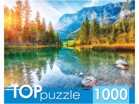 TOPpuzzle. Пазлы 1000 эл. Германия. Озеро Хинтерзее. ГИТП1000-2150