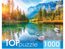 TOPpuzzle. Пазлы 1000 эл. Германия. Озеро Хинтерзее. ГИТП1000-2150