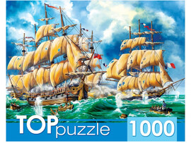 TOPpuzzle. Пазлы 1000 эл. Битва кораблей. ХТП1000-2175