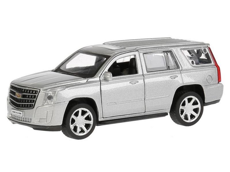 Донецк игрушка оптом Технопарк. Машина "CADILLAC ESCALADE" металл. инерц. 12 см (открыв. двери, багажник) серебристая