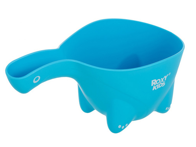 Ковшик для мытья головы Dino Safety Scoop, синий. RBS-003-B