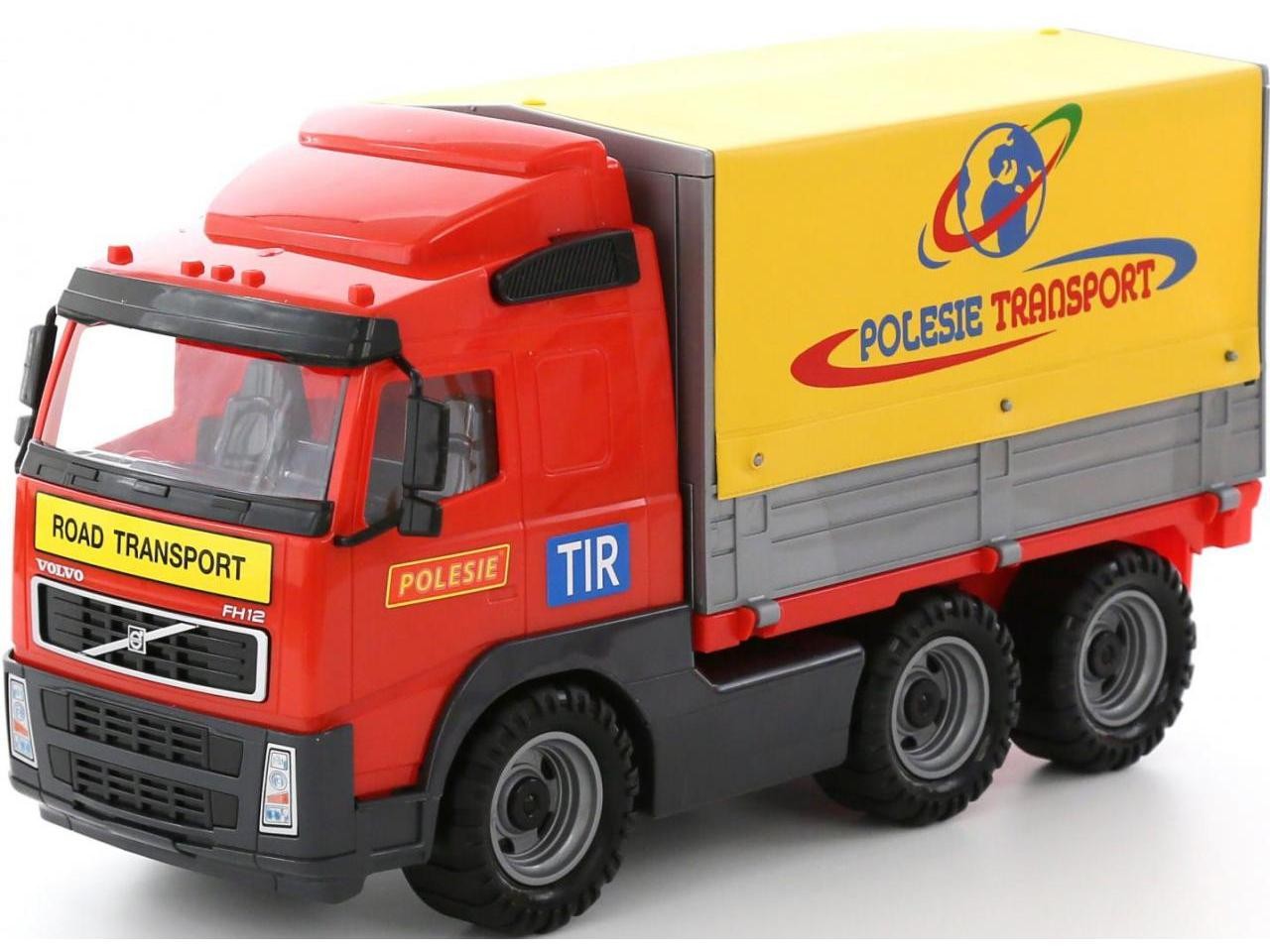 Донецк игрушка оптом Автомобиль бортовой тентовый "Volvo" в сеточке