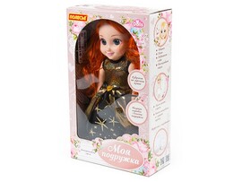 Кукла "Анна" 37 см на балу (танцует, разговар., поёт, рассказ. сказки, повтор. слова, туфли свет.) в кор.