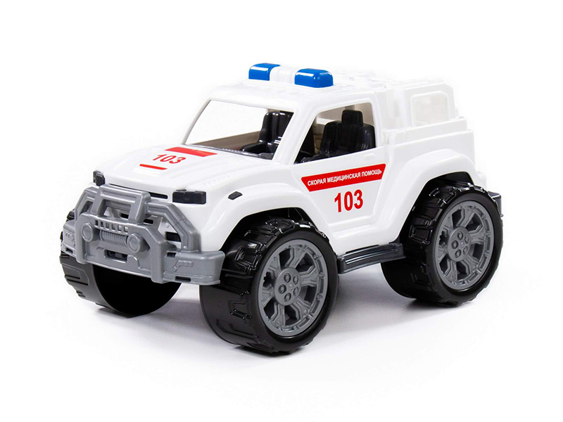 Автомобиль "Легион" скорая помощь 39 см (в сеточке)