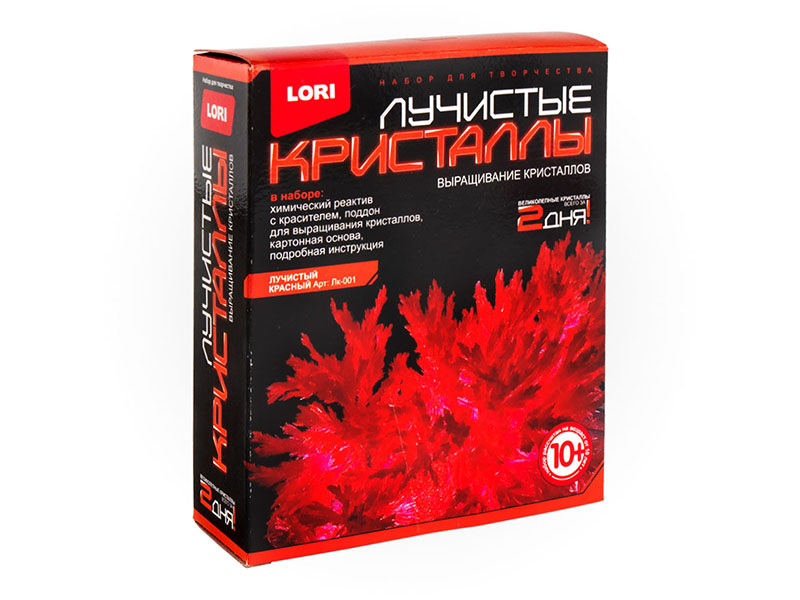 Лучистые кристаллы "Красный кристалл"