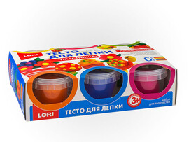 Тесто для лепки. Пластишка. Набор №10, 6цв. по 80 гр.