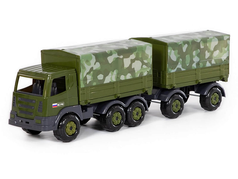 "Престиж", автомобиль бортовой тентовый военный с прицепом 70 см