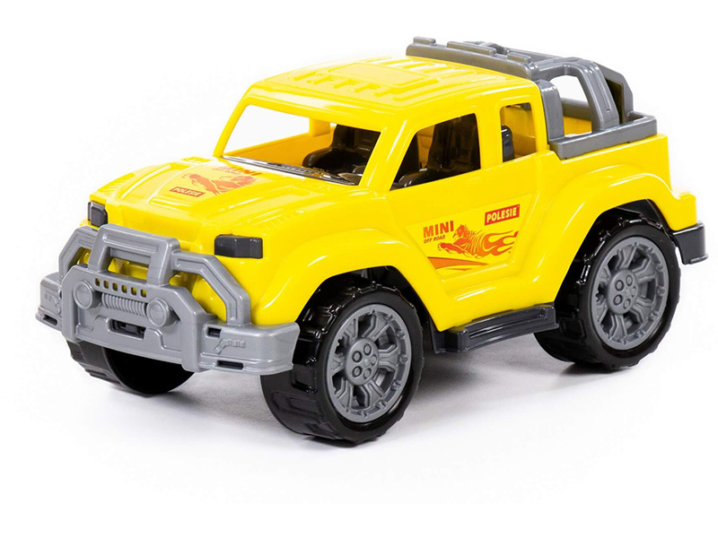 Автомобиль "Легионер-мини" 22 см (жёлтый) (в сеточке)