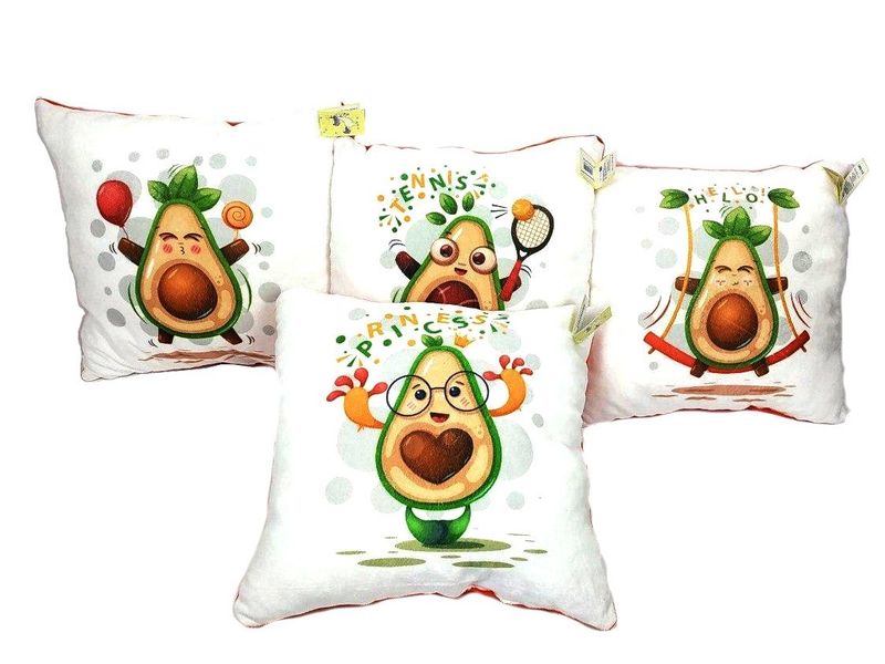 Донецк игрушка оптом Подушка-игрушка Веселый авокадо VAP-032