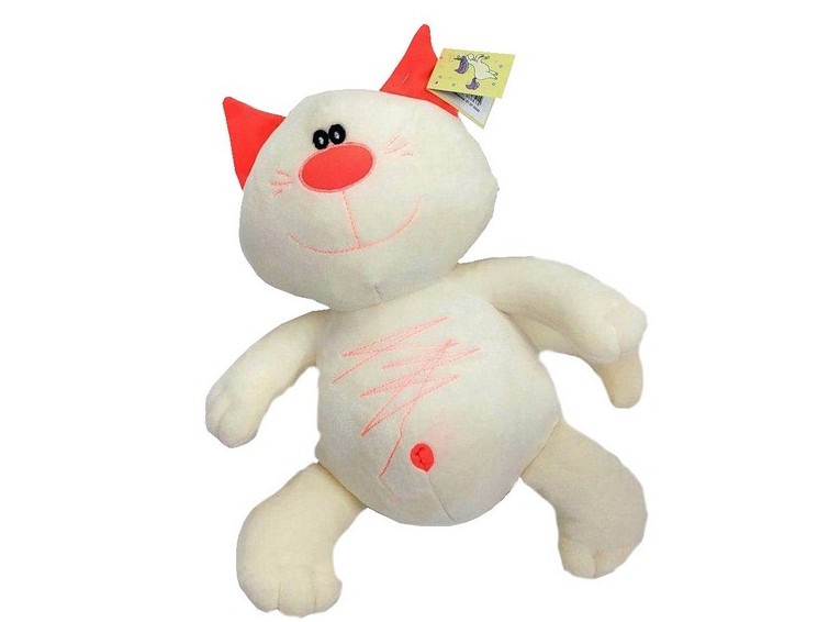 Донецк игрушка оптом Кот Батон молоко 27см 202007/13/27-1