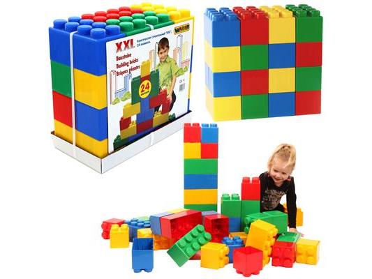 Донецк игрушка оптом Конструктор строительный "XXL", 24 элемента